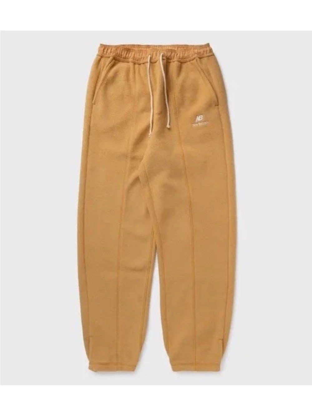 New Balance Made in USA Sherpa Fleece Pant Dolce Beige Sz Medium‎ MP43540